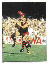 1983 Scanlens VFL Stickers #40 Stephen Copping Front
